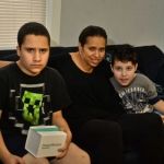 Parents use a GPS device to safe guard their sons