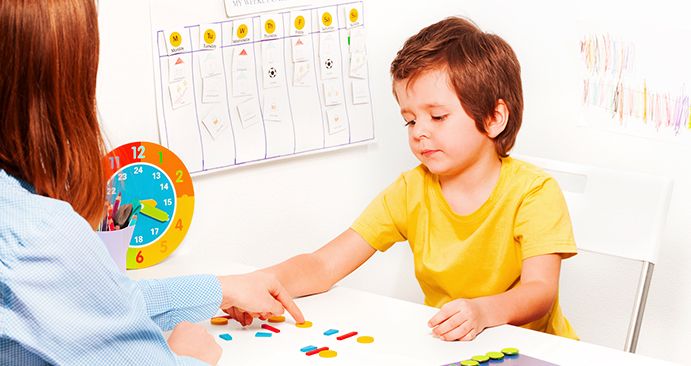 Teaching an autistic child to communicate