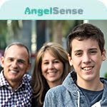 Loving family with their autistic son