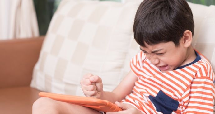 Special needs boy who is angry