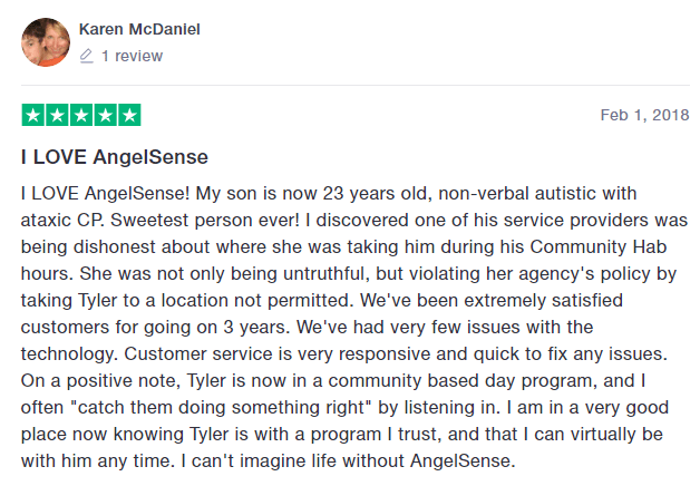 Review Young Adult with Autism | AngelSense