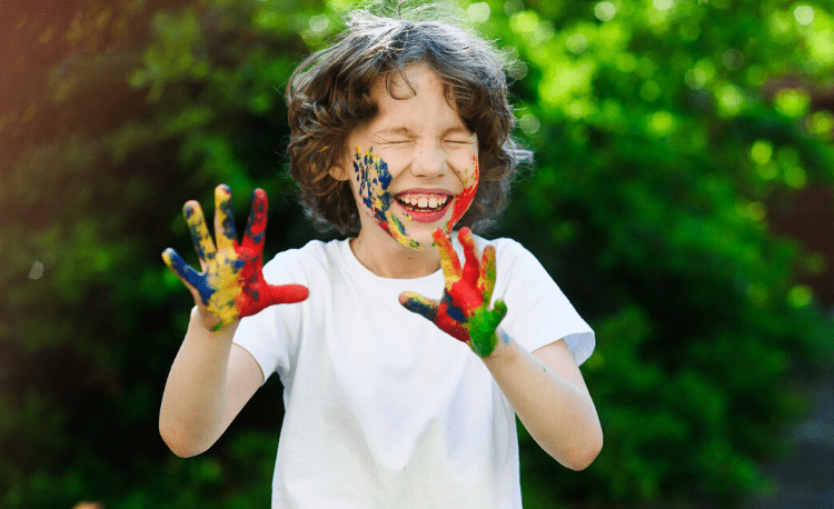 Messy play activities for kids with autism