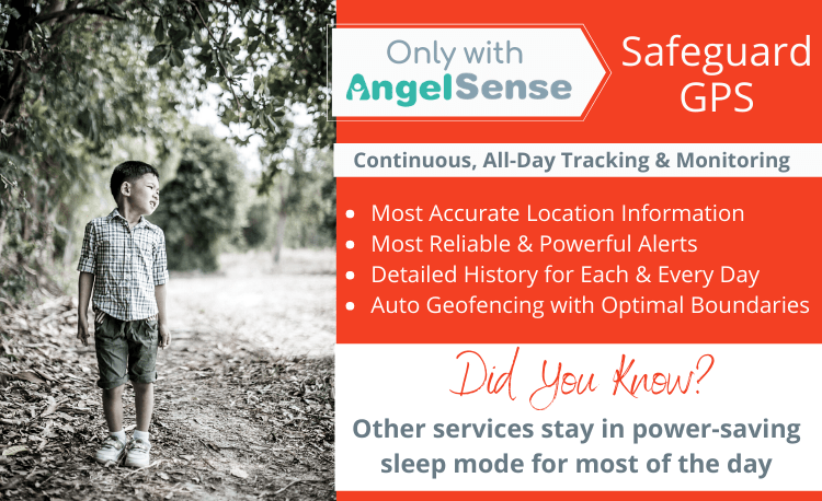 angelsense GPS Tracker safeguard