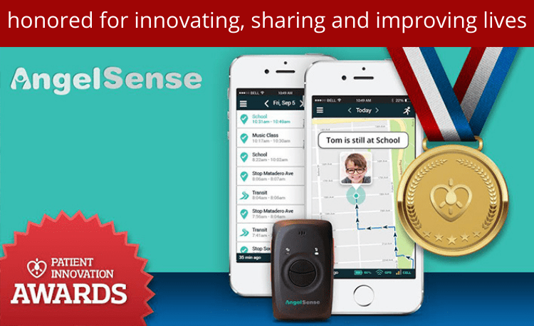 AngelSense GPS Tracker for Kids Wins patient innovation awards