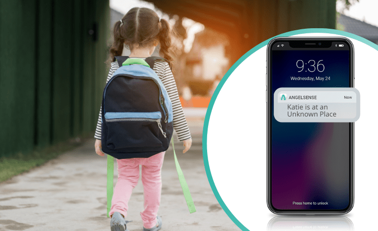 AngelSense GPS Tracker for Kids Intelligent iAlerts