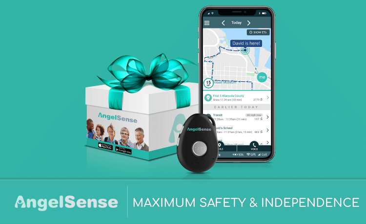 New Small AngelSense GPS for Autism